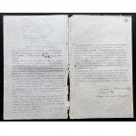 DROHOBYCZ. Korespondencja urzędowa do C.K. Sądu Powiatowego nadana przez adwokata Dr J. Konrada KORNHABERA [1911]