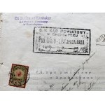 DROHOBYCZ. Korespondencja urzędowa do C.K. Sądu Powiatowego nadana przez adwokata Dr J. Konrada KORNHABERA [1911]