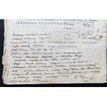 DROHOBYCZ. Korespondencja urzędowa do C.K. Sądu Powiatowego nadana przez adwokata Dr J. Konrada KORNHABERA [1911]