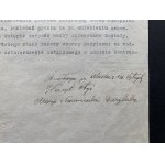 DROHOBYCZ. Korespondencja urzędowa do C.K. Sądu Powiatowego nadana przez adwokata Dr J. Konrada KORNHABERA [1911]