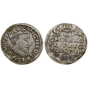Pologne, trojak, 1589, Poznań