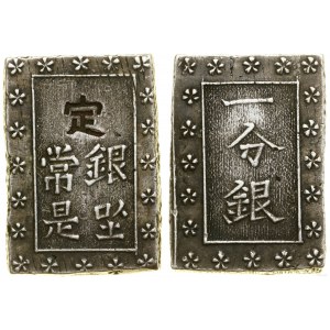 Japan, 1 Bu silver (Ichibu Gin), no date (1859-1868)
