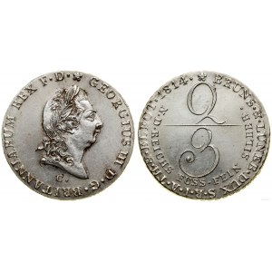 Germania, 2/3 talleri (fiorini), 1814, Clausthal
