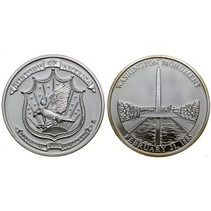 United States of America (USA), medal from the History of America series - Washington Monument