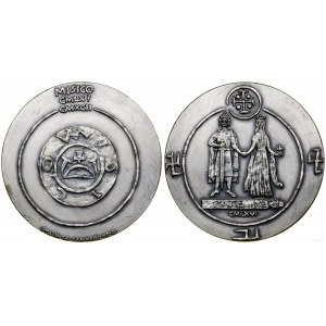 Polska, medal z serii królewskiej PTAiN - Mieszko I, 1978, Warszawa