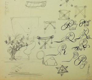 STAROWIEYSKI Franciszek - Projekt plakatu - Kaligrafia - Lata 70.