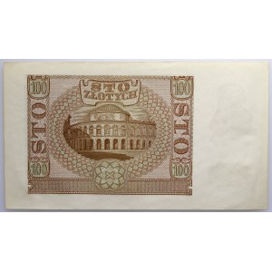 Generalne Gubernatorstwo, 100 złotych 1.03.1940, seria B, falsyfikat ZWZ
