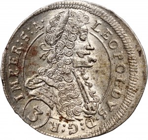 Čechy, Leopold I., 3 krajcary 1698 GE, Praha
