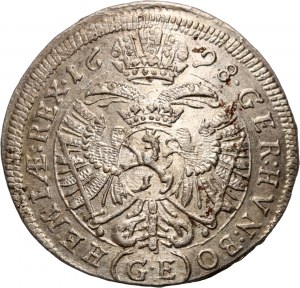 Čechy, Leopold I., 3 krajcary 1698 GE, Praha