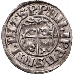 Pomorze, Szczecin, Filip Juliusz 1592-1625, podwójny szeląg 1613, Nowopole