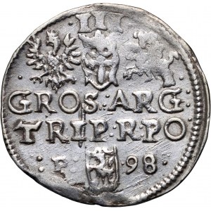 Zygmunt III Waza, trojak 1598, Poznań