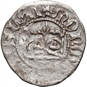 Władysław Jagiełło 1386-1434, półgrosz, Kraków, bez sygnatur