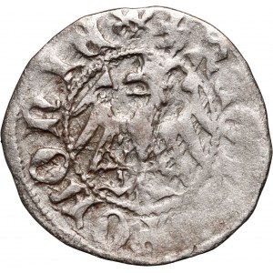 Władysław Jagiełło 1386-1434, półgrosz, Kraków, bez sygnatur