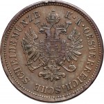 Austria, 4 Kreuzer 1861 E, Karlsburg
