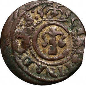 Okupacja szwedzka, Gustaw II Adolf, szeląg 1648, Ryga