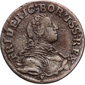 Śląsk, panowanie pruskie, Fryderyk II, 2 greszele 1754 B, Wrocław