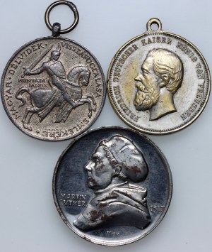 Germany, Hungary, lot of 3 medals, years 1888-1941