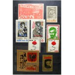 PRL, Solidarity, set of interesting stamps (33 pieces)