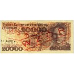 PRL, 20000 złotych 1.02.1989, WZÓR, No. 1822, seria A