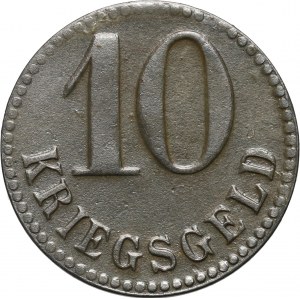 Swinemünde (Świnoujście), 10 fenigów 1917