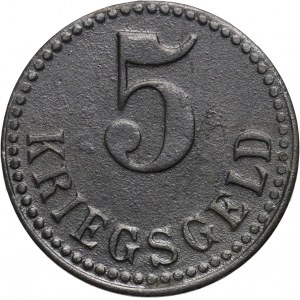 Swinemünde (Świnoujście), 5 fenigów 1917