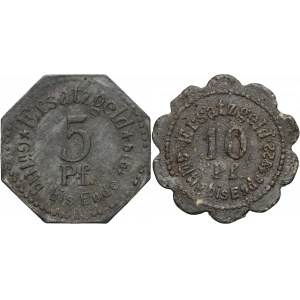 Stettin (Szczecin), 5-10 fenigów 1917-1920 (2 sztuki)