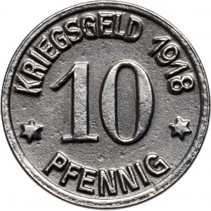 Ober-Glogau (Głogówek), 10 fenigów 1918