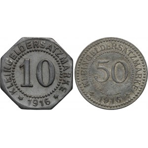 Schneidemühl (Piła), 10-50 fenigów 1916 (2 sztuki)