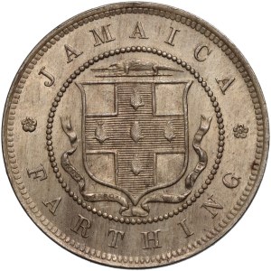 Spojené království, Jamaica, Victoria, farthing 1884