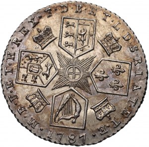 Velká Británie, George III, 6 pencí 1787, Londýn