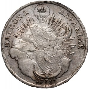 Germany, Bavaria, Maximilian III Josef, Thaler 1775, Monachium