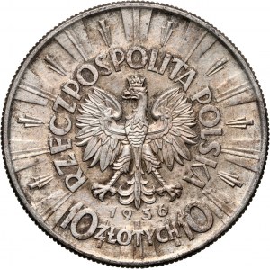 II RP, 10 złotych 1936, Warszawa, Józef Piłsudski