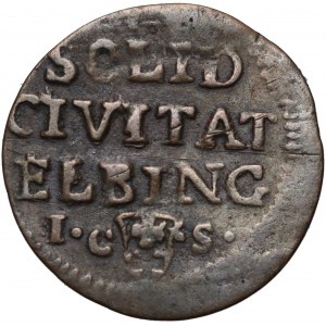 August III, szeląg 1763 ICS, Elbląg