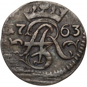 August III, szeląg 1763 ICS, Elbląg