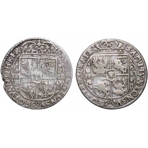 Zygmunt III Waza, zestaw ortów z lat 1622-1623, Bydgoszcz (2 sztuki)