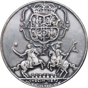 Polská lidová republika, královská série PTAiN, medaile z roku 1981, Michal Korybut Wisniowiecki, stříbro