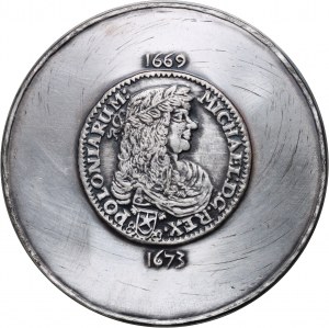 Polská lidová republika, královská série PTAiN, medaile z roku 1981, Michal Korybut Wisniowiecki, stříbro
