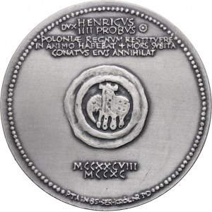 PRL, Seria królewska PTAiN, medal z 1985 roku, Henryk IV Probus, srebro