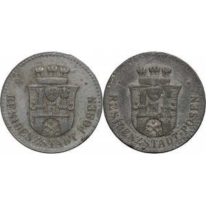 Posen (Poznań), 10 fenigów 1917 (2 sztuki), odmiany