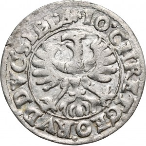 Śląsk, Księstwo Brzesko-Legnicko-Wołowskie, Jan Krystian Brzeski i Jerzy Rudolf Legnicki, 3 krajcary 1617 HR, Złoty Stok