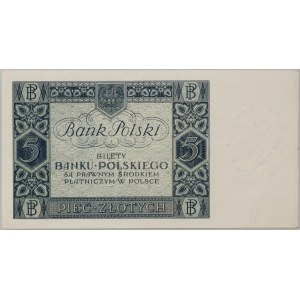 II RP, 5 złotych 02.01.1930, seria CD