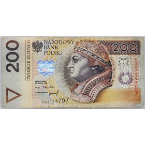III RP, 200 złotych 25.03.1994, seria DA