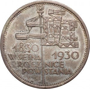 II RP, 5 zlotých 1930, Varšava, Banner