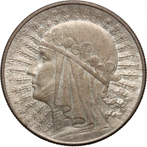 II RP, 10 złotych 1932, Warszawa, Głowa Kobiety