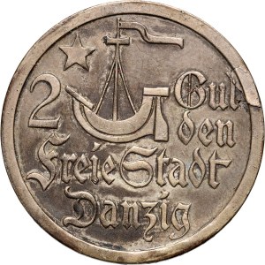 Wolne Miasto Gdańsk, 2 guldeny 1923, Utrecht, Koga