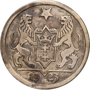 Wolne Miasto Gdańsk, 2 guldeny 1923, Utrecht, Koga