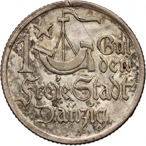 Wolne Miasto Gdańsk, gulden 1923, Utrecht, Koga