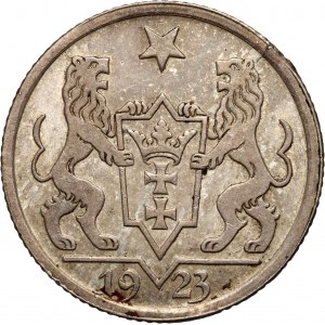 Wolne Miasto Gdańsk, gulden 1923, Utrecht, Koga