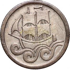 Wolne Miasto Gdańsk, 1/2 guldena 1923, Utrecht, Koga