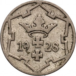 Freie Stadt Danzig, 5 fenig 1928, vzácný ročník